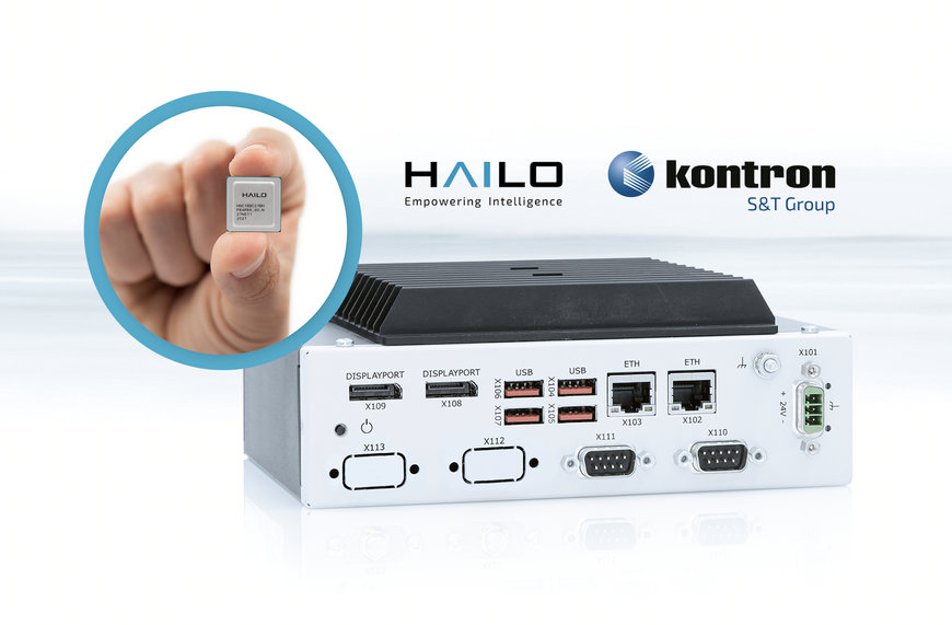 KONTRON PARTNERS WITH LEADING AI CHIPMAKER HAILO TO LAUNCH HIGH-PERFORMANCE EDGE AI INFERENCE SOLUTIONS
